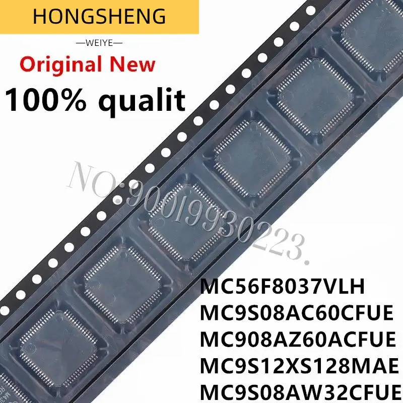 

100% New 1pcs/lot MC9S08AC60 MC9S08AC60CFUE MC908AZ60ACFUE MC9S12XS128MAE MC9S08AW32CFUE MC56F8037VLH QFP-64 Chipset IC