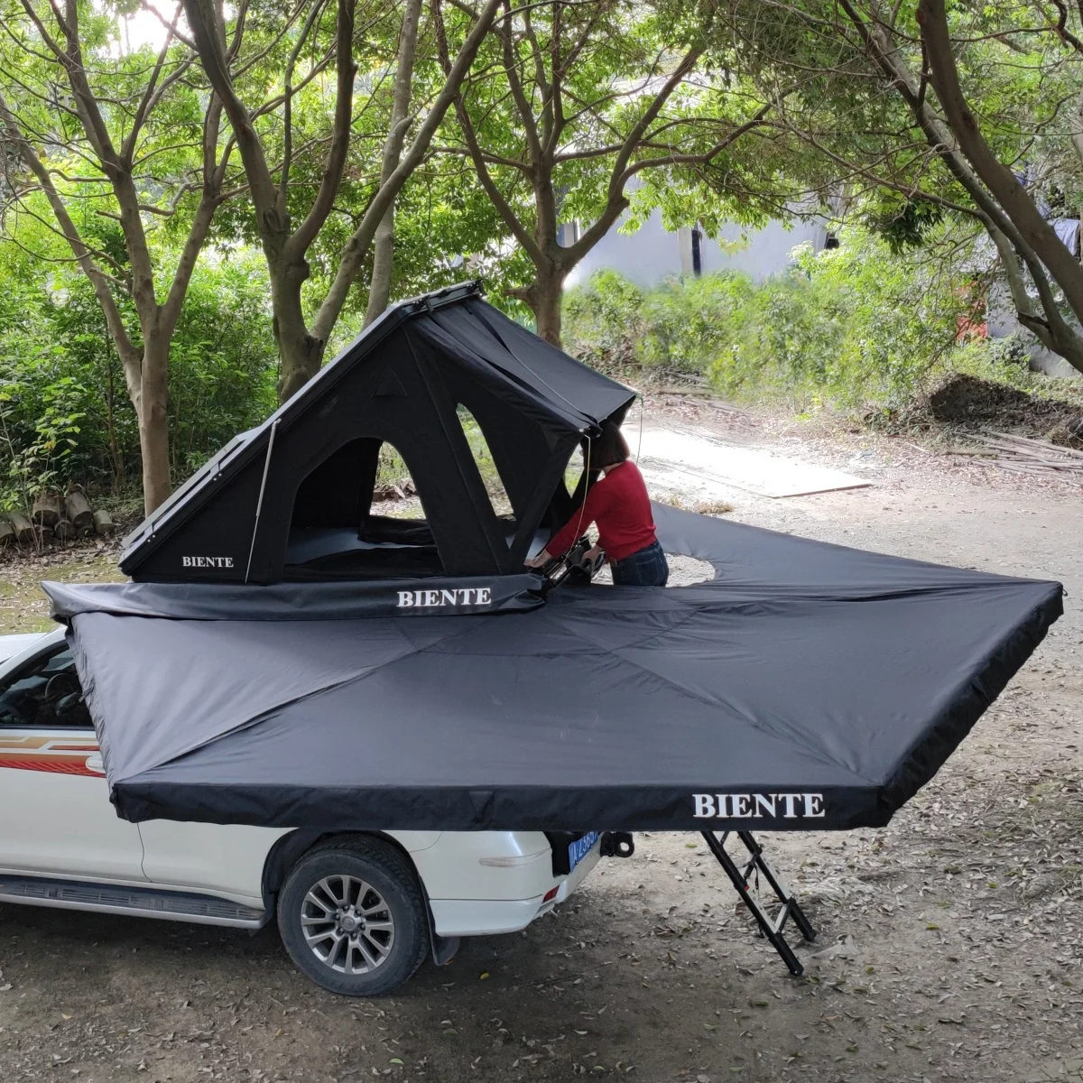 

Overland 4x4 27 Тент для душа, ванной, палатка на крыше, алюминиевая палатка с твердым корпусом, верхняя палатка на крыше для автомобилей, внедорожников, грузовиков, кемпинга