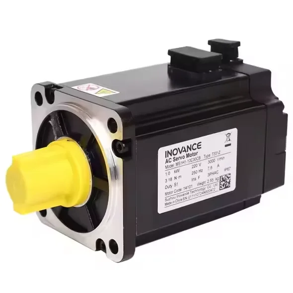 

Серводвигатель Inovance MS1H1-75B30CB-A334R-INT 750 Вт, 3000 об/мин, 24-битный энкодер EtherCAT/IP для ЧПУ и робототехники