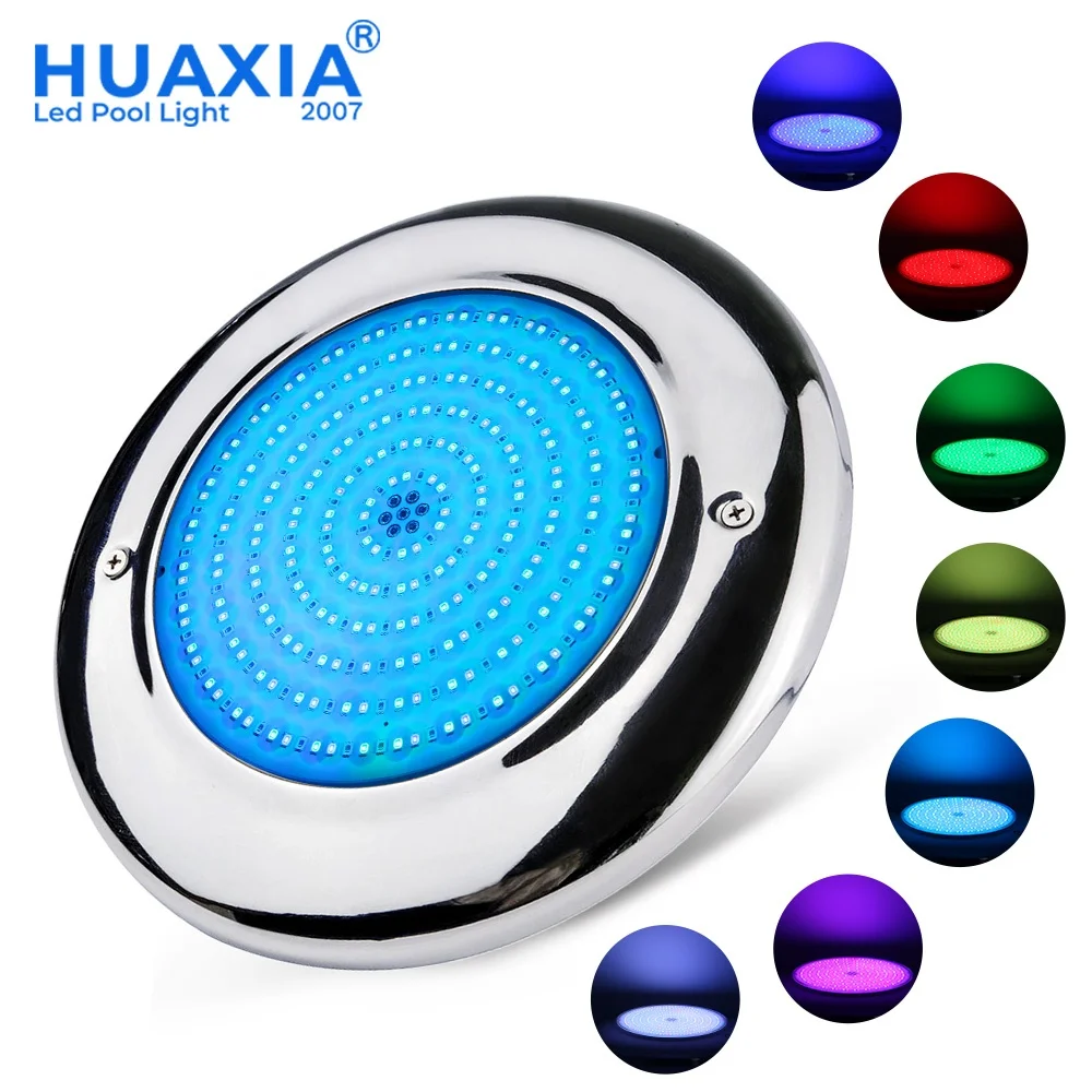 42W RGB Remote Surface Mounted LED Swimming Pool Light  316SS Underwater Light Shenzhen Factory