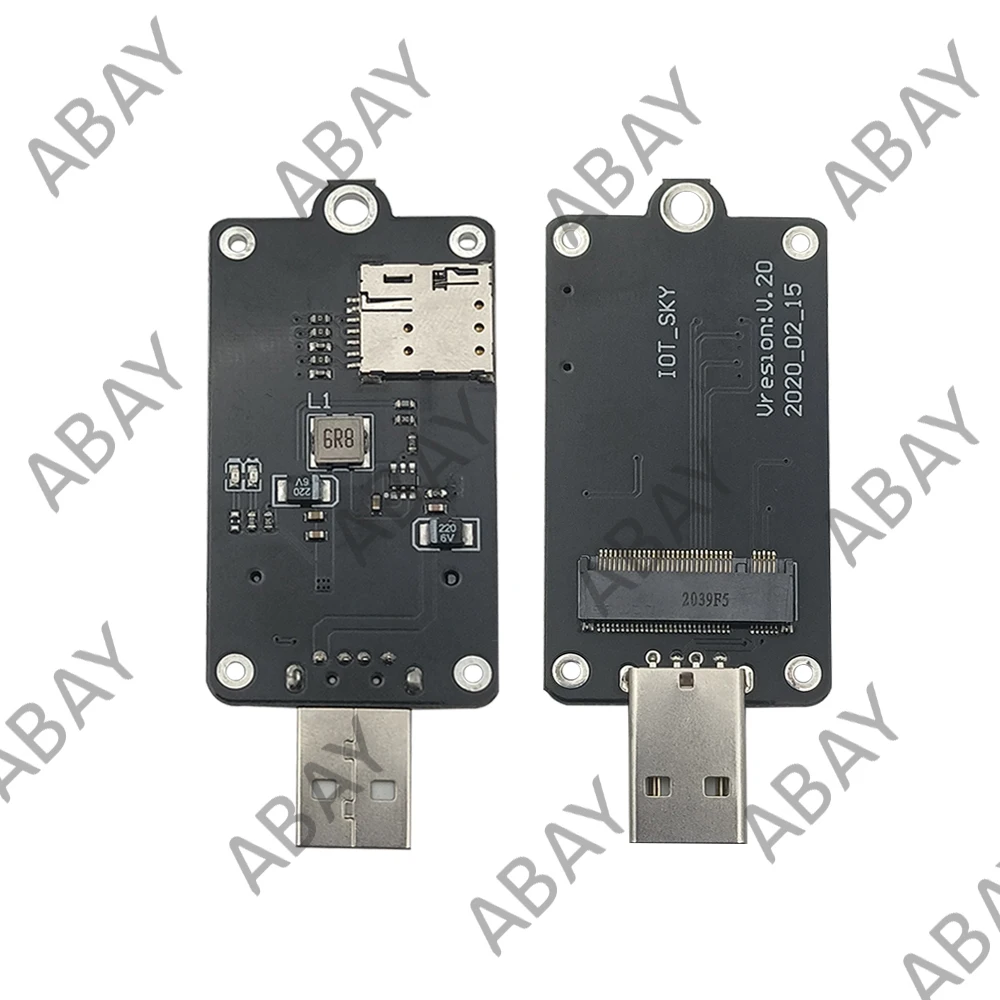 M.2 ngff usb 4グラムモジュールアダプタ開発ボードナノsimスロット