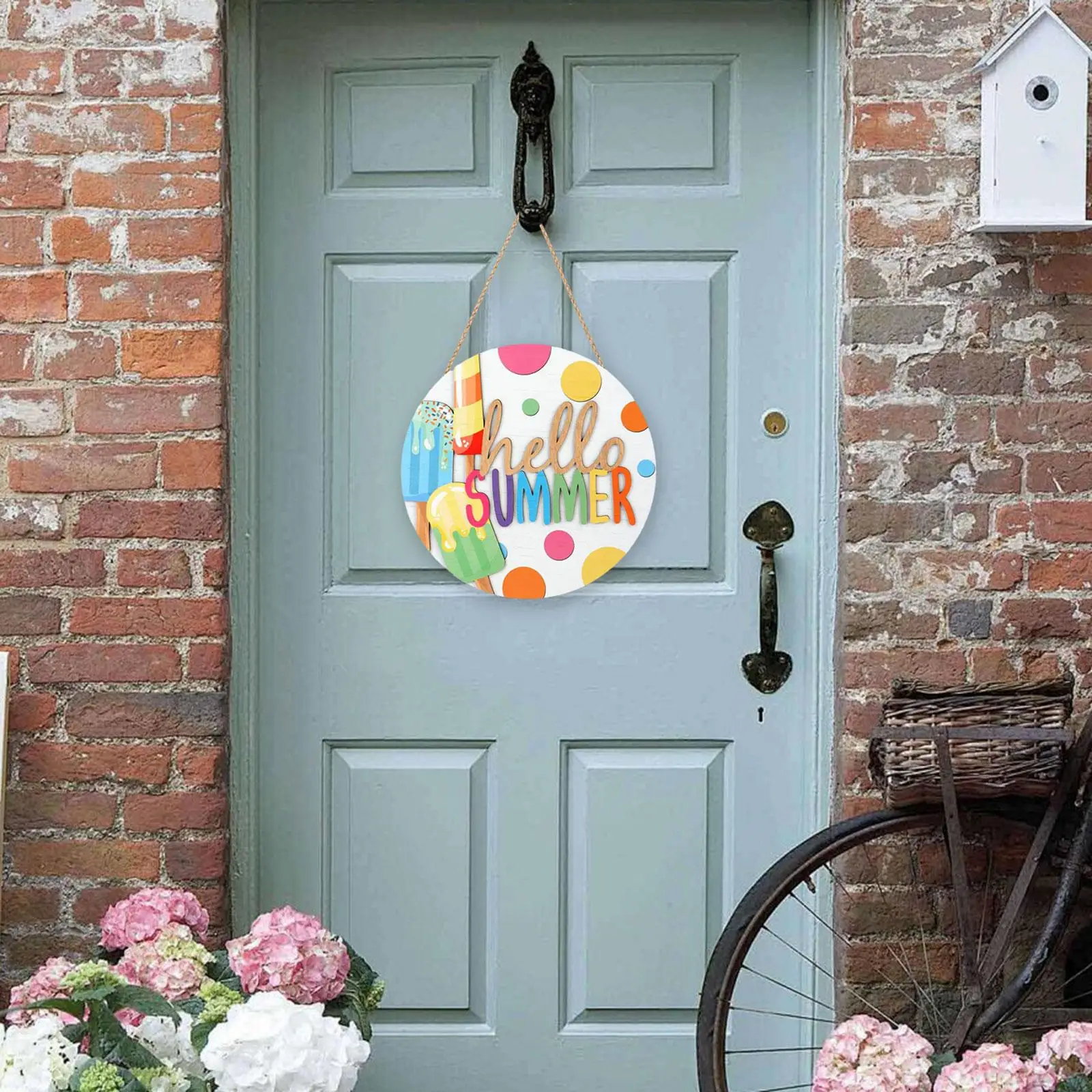 3D Popsicle Front Door Sign Hanging 11.4