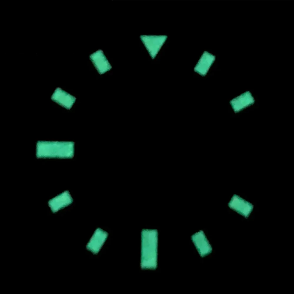 28.5mm Green Luminous Watch Dial Fit ETA 2836 2824 Mingzhu DG2813 3804 Miyota8205 8215 821A PT5000 Movement