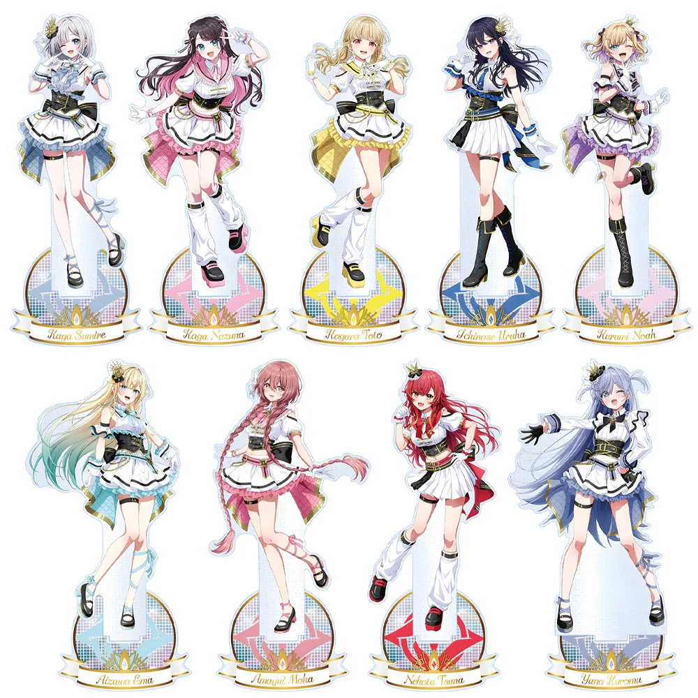 VSPO DIAMOND in the ROUGH AIZAWA EMA SHINOMIYA RUNA NEKOTA TSUNA SHIRANAMI RAMUNE figura de Anime soporte acrílico juguete de regalo de vacaciones