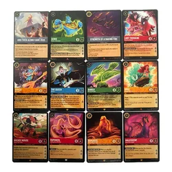 56 Stück Kapitel 1/2/3/4/5 Anime Lorcana Englisch Regular Collection Card Stitch TCG Game Rise of The Floodborn Board Trading Card