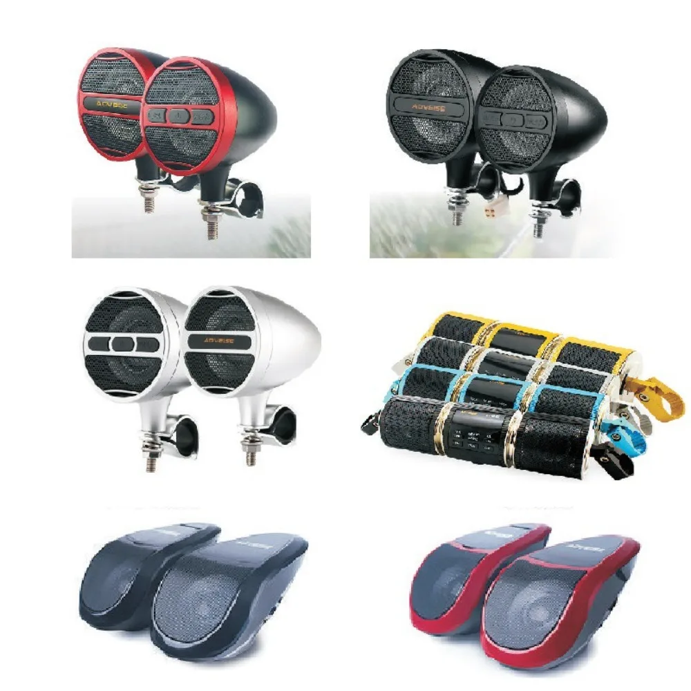 Motorcycle Audio MP3 Bluetooth Receiver with Light Modification Pedal Electric Car Speaker Amplifier