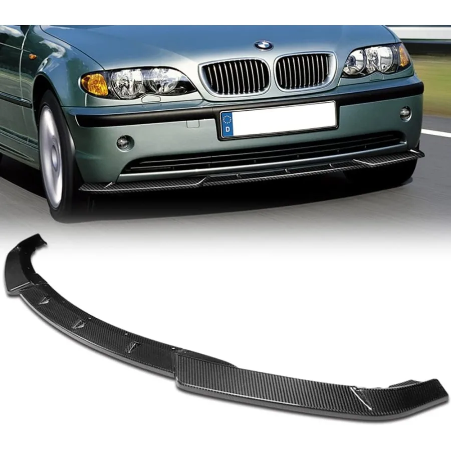, Front Bumper Lip fit for Compatible with2002-2005 BMW E46 3-Series 320i 325i/325xi 330i/330xi Sedan Only, Front Lip Spoiler B