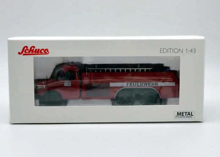 Schuco 1:43 Scale Diecast Alloy Tatra XianT148 Fire Truck Toys Cars Model Classic Adult Collection Souvenir Gift Static Display