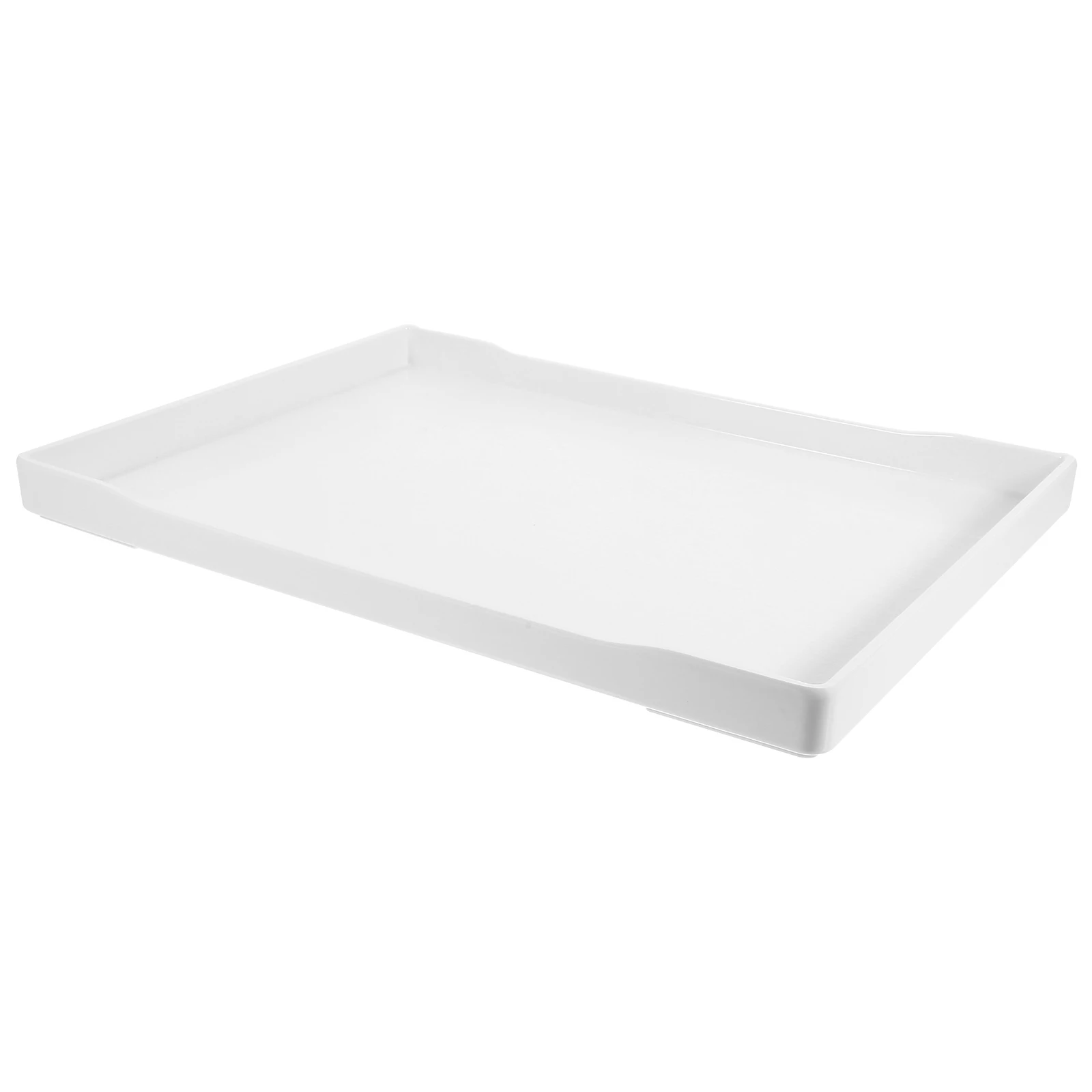 

Rectangular Tray Coffee Table Food Trays Rectangle Serving Decorative for Eating Cutlery