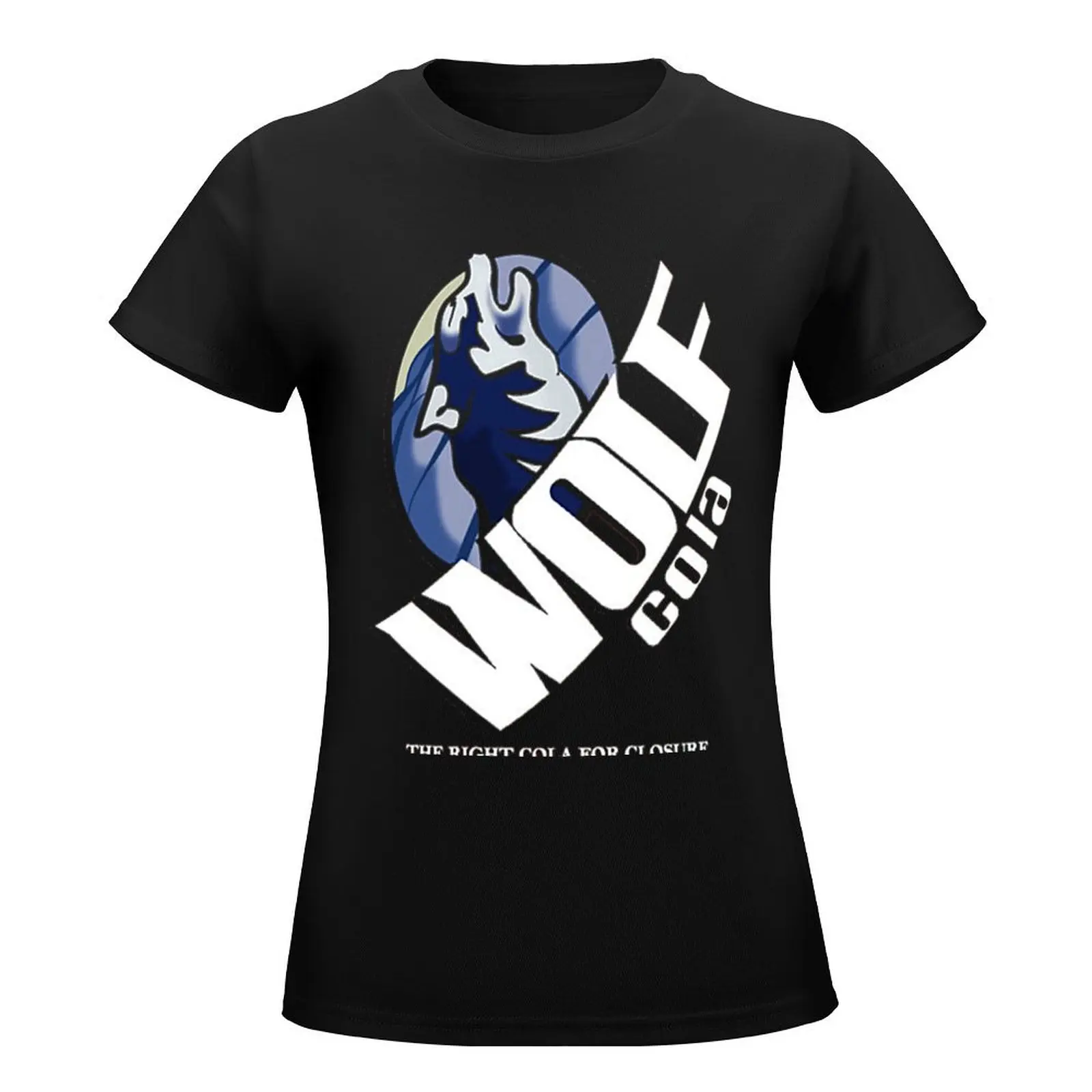 Wolf Cola The Right Cola For Closure T-Shirt plus sizes oversized Women's t-shirt