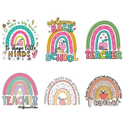 Teachers ' Day  Heat Transfer Sticker DIY Iron-On Decals For Clothes TShirt Making Pillow Decorating Clothing Stickers
