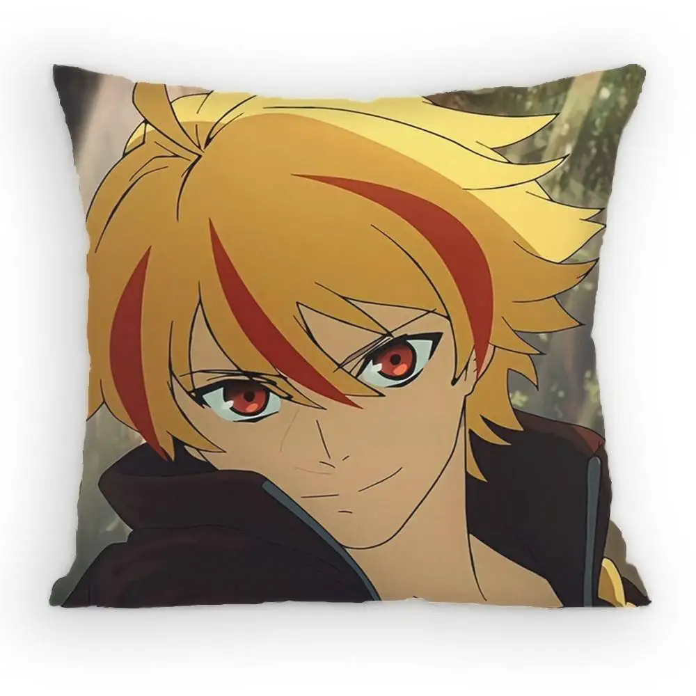 Richard I Saber Fate strange Fake Pillow Case Anti-dustmite Pillowcase Invisible zipper silky Sofa cushion cover for bedroom