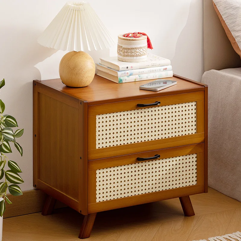 

Прикроватная тумбочка для спальни, маленький шкафчик для хранения, простой и элегантный, 2026 Новинка, тщательно отобранная модель