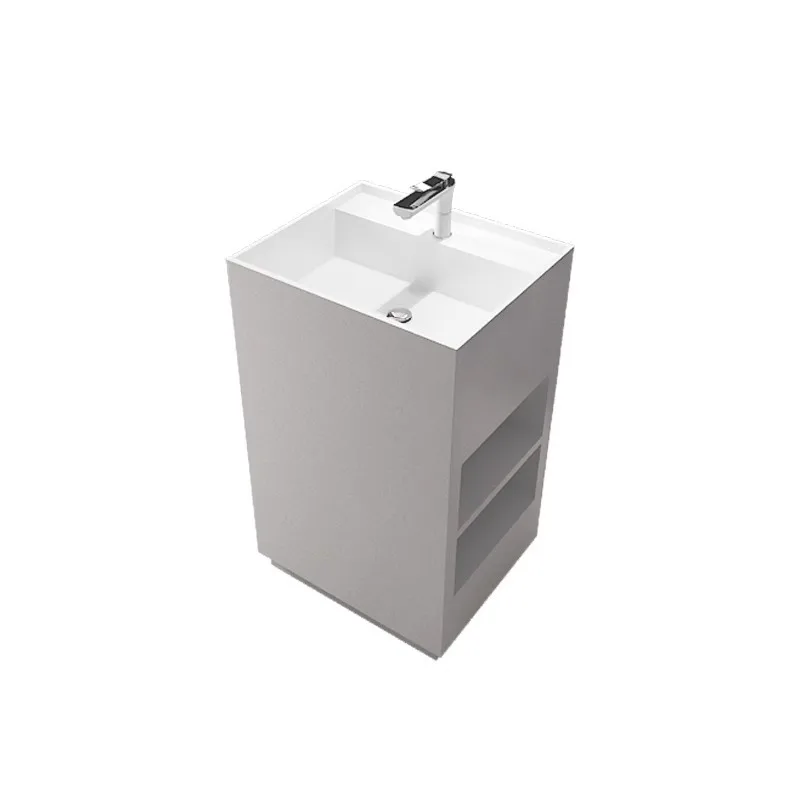 

Pure acrylic column wash basin integrated bathroom household wash basin