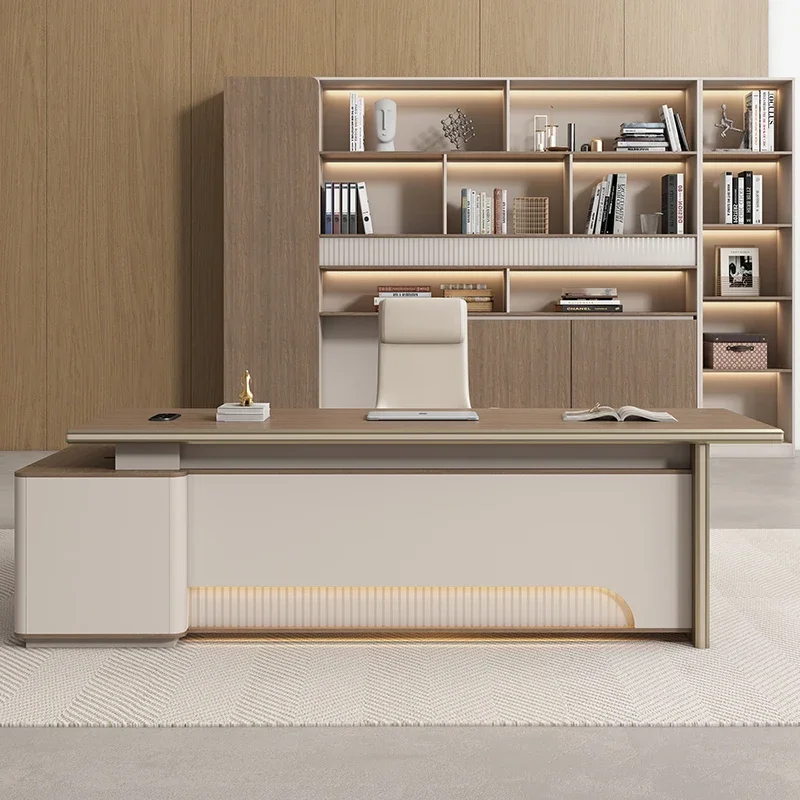 Simple Design Luxury Office Desks Computer Storage With Drawers Office Desks Computer Manager Furniture Mesa De Trabalho LLOD