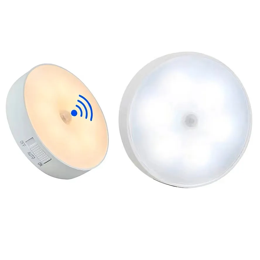 PIR Motion Sensor 6LED LED Night Light Human Body Induction Wireless Detector Automatic Light On / Off For Home Bedside Lighting