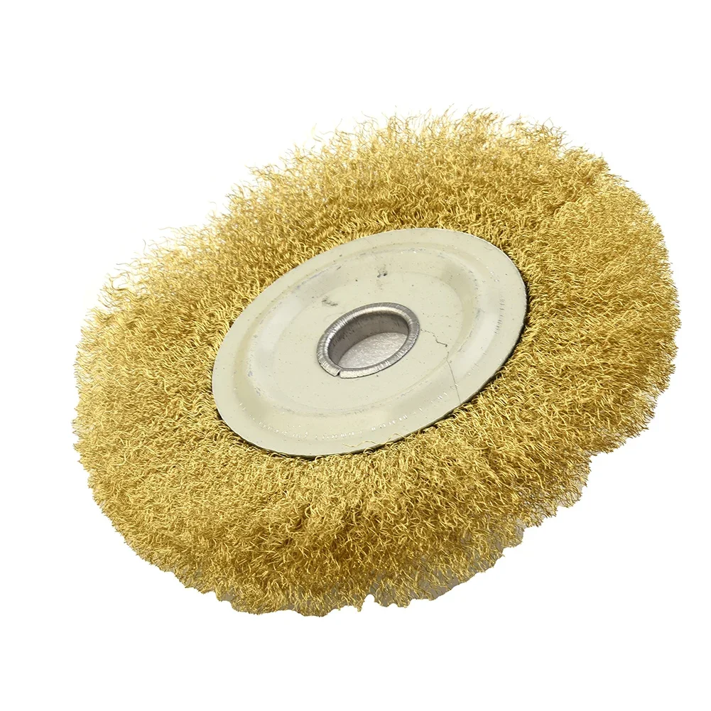 

Polishing Crimped Grinder Deburring Derusting Rotary Descaling Wire wheel brush Grinding Accessories Replacement Cleaning Rust