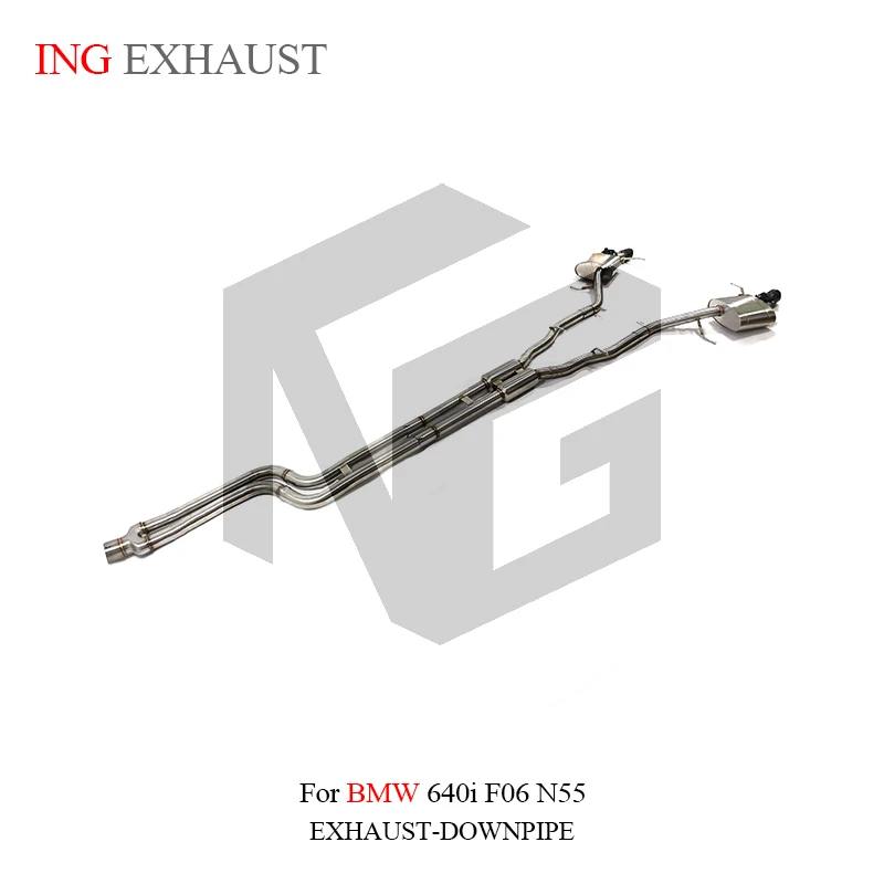 ING Performance ss304 Remote Valve Catback Exhaust for BMW 640i F06 N55 3.0t ELECT control flexible Car Accessories System