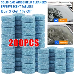 1-200PCs Solid Car Windshield Cleaners Effervescent Tablets Windscreen Window Glass Dust Wiper Car Wash Tool Car Accessories