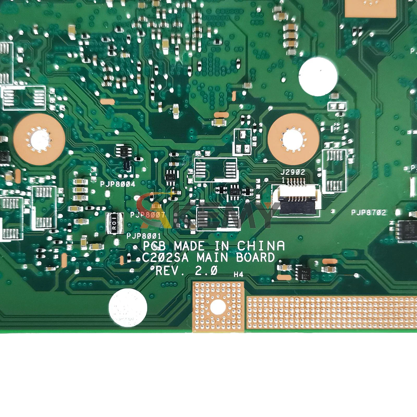 C202SA Laptop Motherboard For ASUS Chromebook C202SA C202S Notebook Mainboard With  Celeron CPU 100% tests OK  fast shipping stk