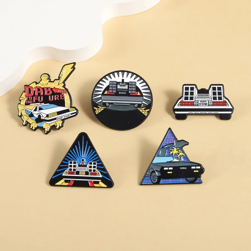 Cartoon Brooches Fun Adventure Car Metal Badges Small Gifts Wholesale Bag Pins for Caps Brooch Backpack Accessories Lapel Pin