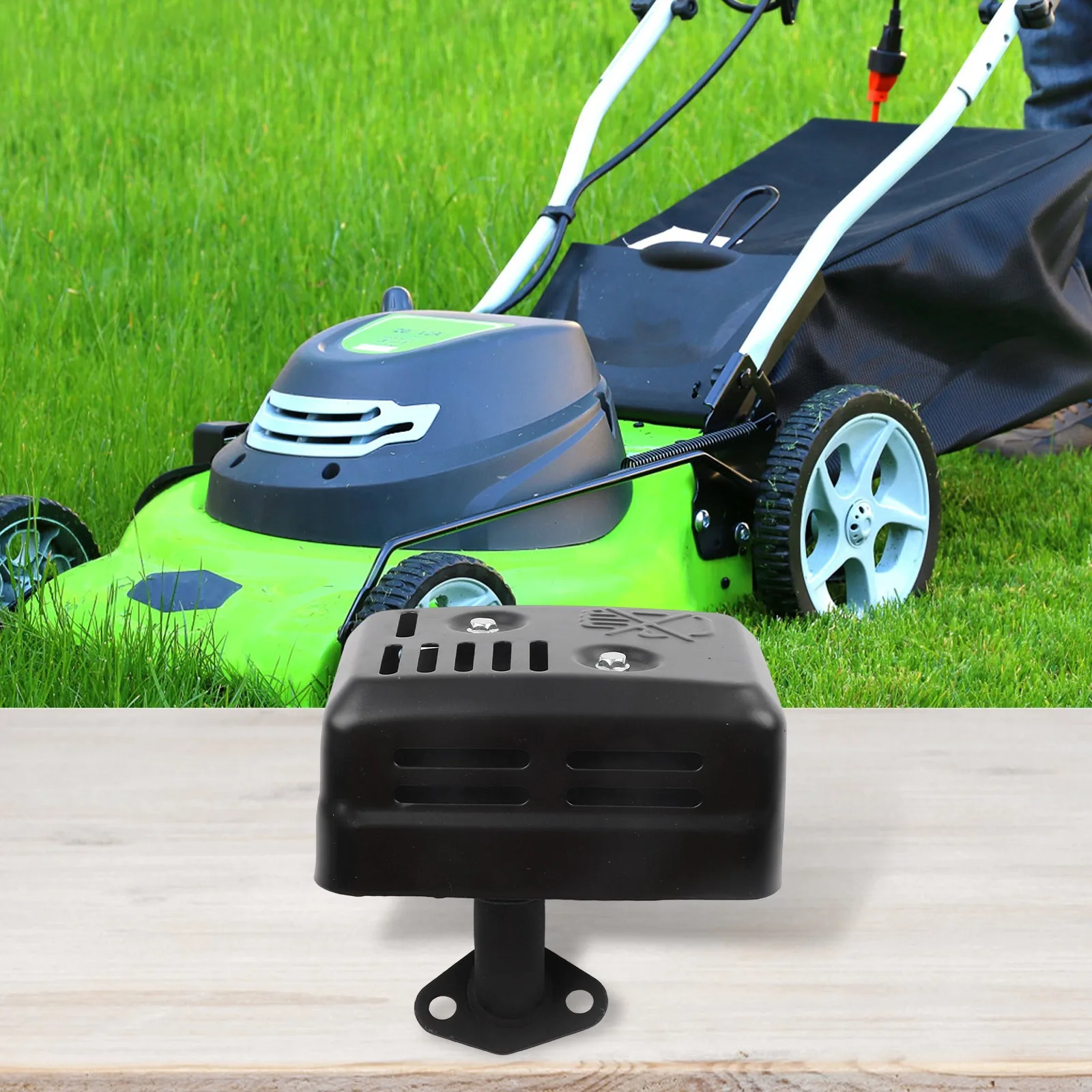 Robust for Lawn Mower Muffler Kit for Enhanced Noise Control on For Honda Engines like the For GX160 and the R210 Series