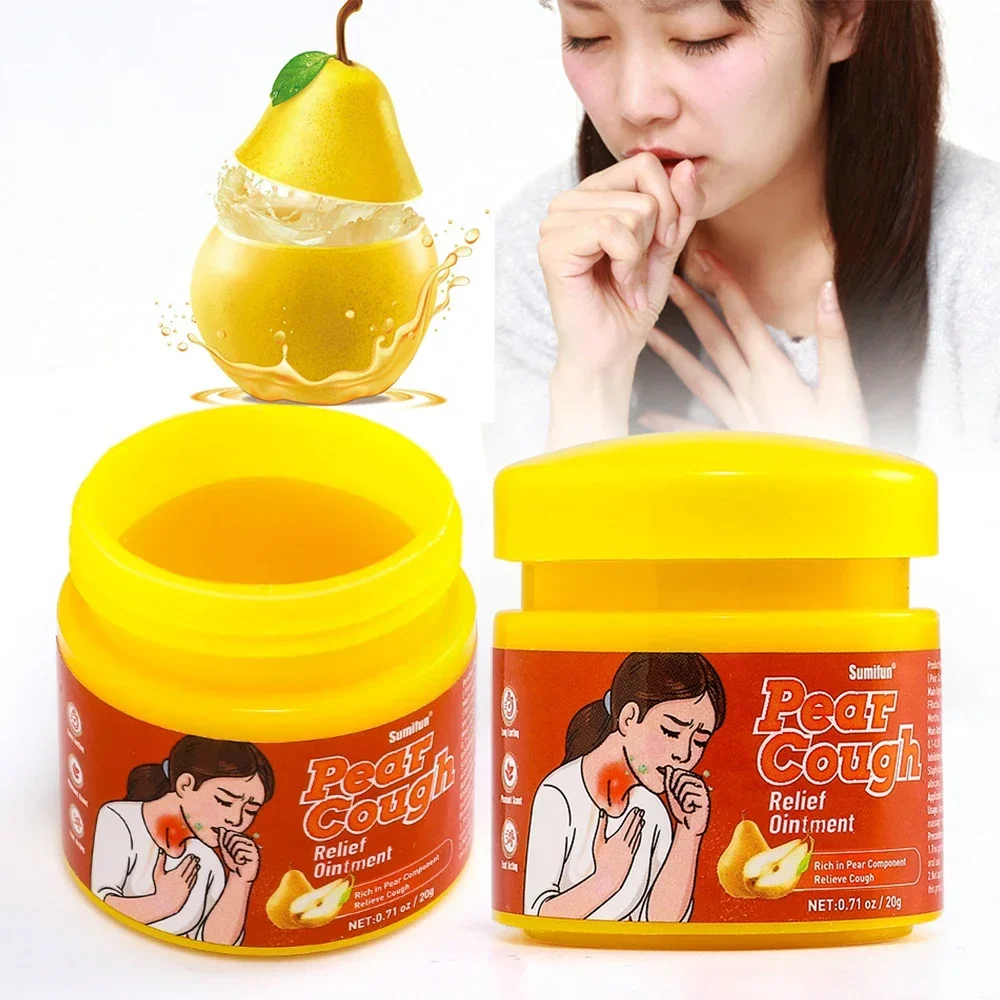 1PC Husten Relief Creme Behandeln Chronische Pharyngitis Halsschmerzen Salbe Kalte Medizin Asthma Reinigung Lunge Medizinische Pflaster