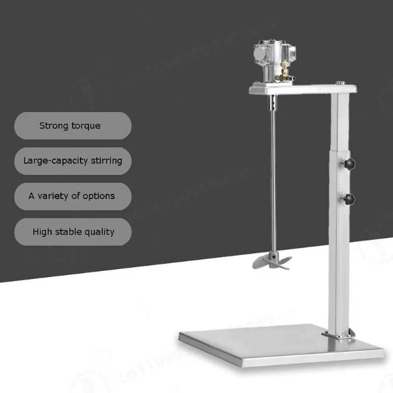 5 Gallon Mixing Equipment 60L Pneumatic Mixer Air Agitator Air Blender Stirrer Aluminum alloy Air Mixing Machine 2800RPM 1/8HP
