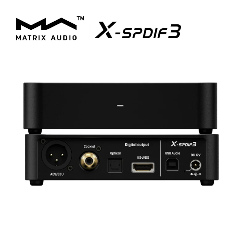 

Matrix X-SPDIF 3 USB Digital Audio Interface IIS-LVDS/Coaxial/Optical/AES/EUB 768kHz/32Bit DSD512 X-SPDIF3 USB Interface