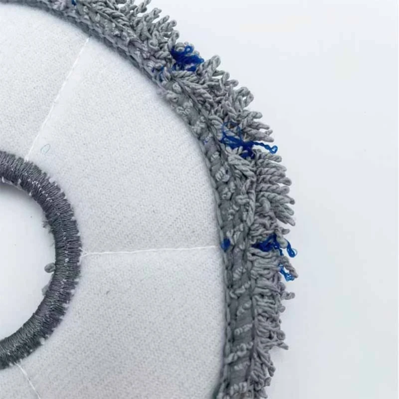 A6HB 12Pcs Microfiber Mop Cloth Washable Mop Pads for T10 TURBO/Deebot X1/OMNI/X1 TURBO Robot Vacuum Replacement Part