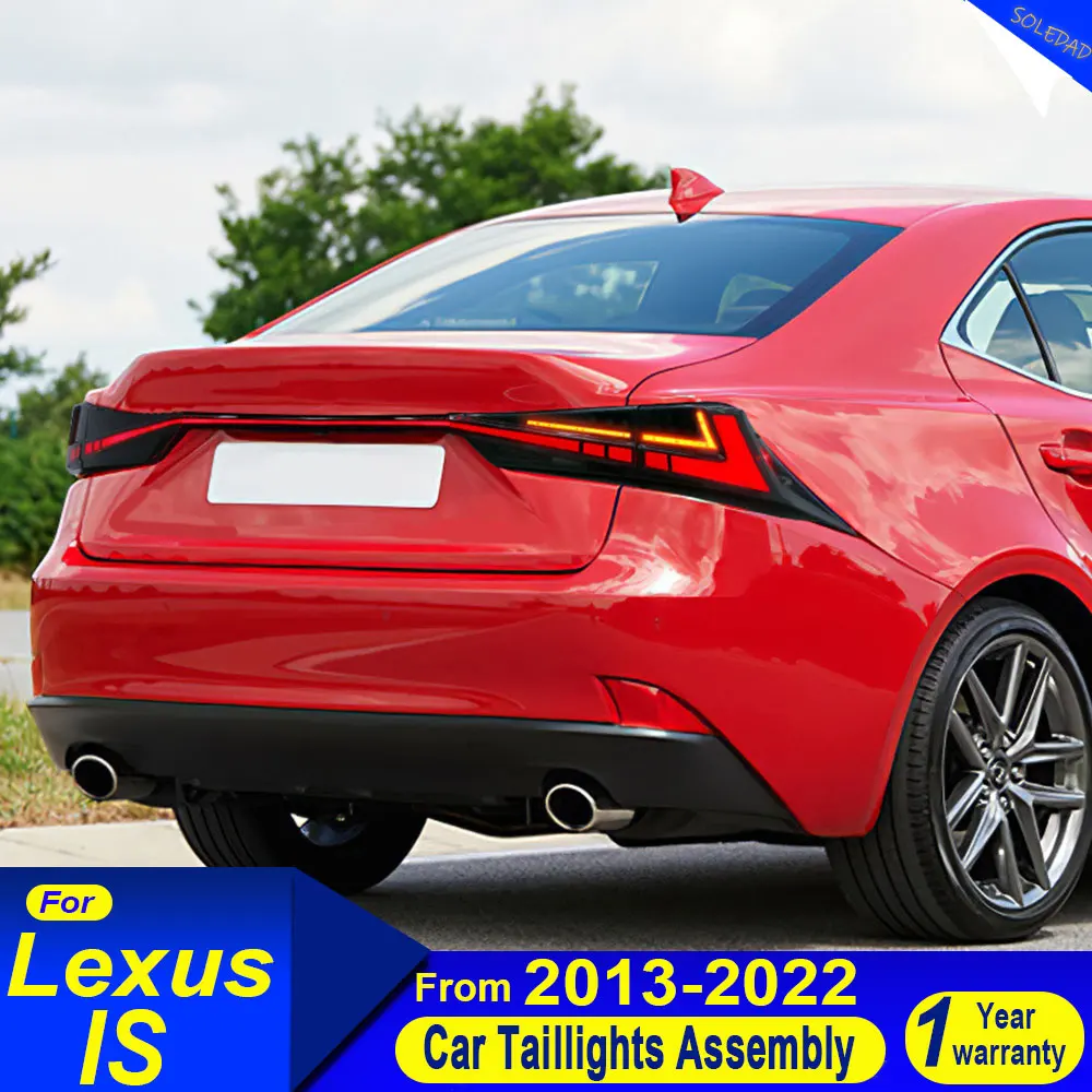 Car Tail Lamp For Lexus is200t is250 is300 2013-2022 LED Through Taillight Upgraded LED Taillight Assembly running lights