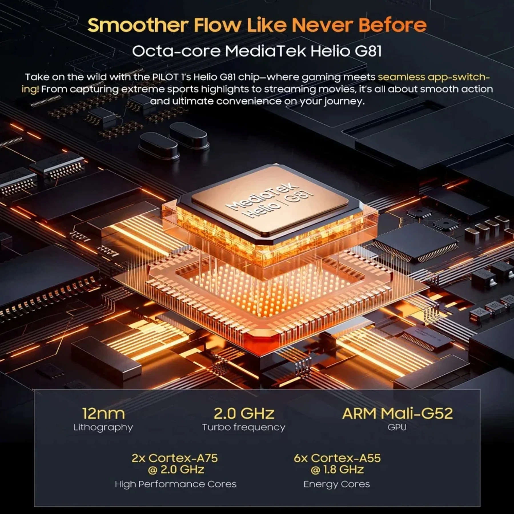 Global Version Blackview OSCAL PILOT 1 Rugged Smartphone Android 14 6GB RAM 256GB ROM 15000mAh 50MP 6.67'' HD+Display  Phone