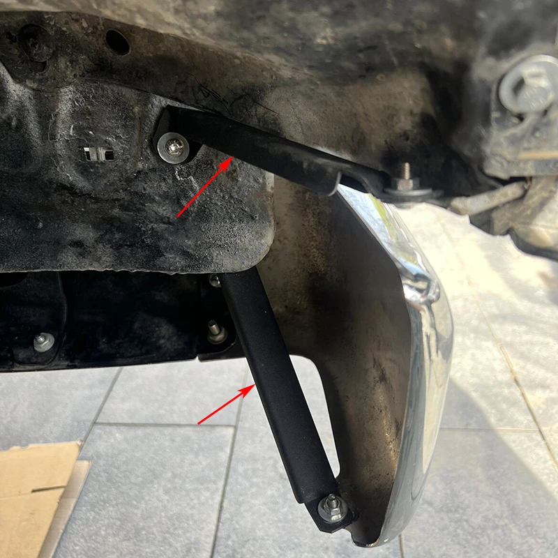 For Nissan Patrol Y60 Front Bumper Bracket Non-Destructive Installation Nissan Safari Front Bumper Reinforcement Bracket