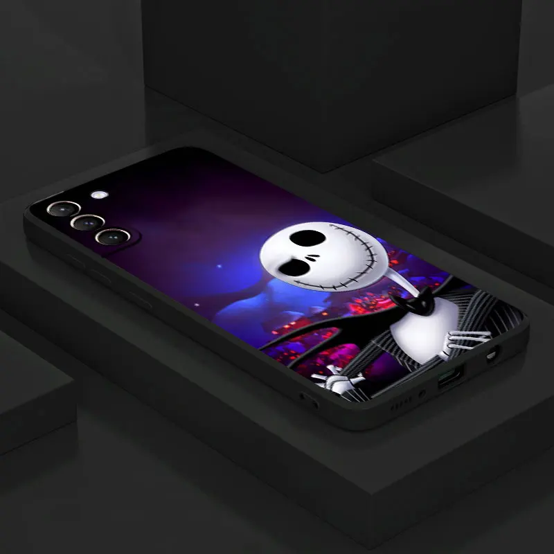 Case For Samsung Galaxy S23 Ultra S22 S21 FE S20 Plus S10 Lite S9 S8 S10e S24 Phone Cover TPU Shell Disney Jack Skellington