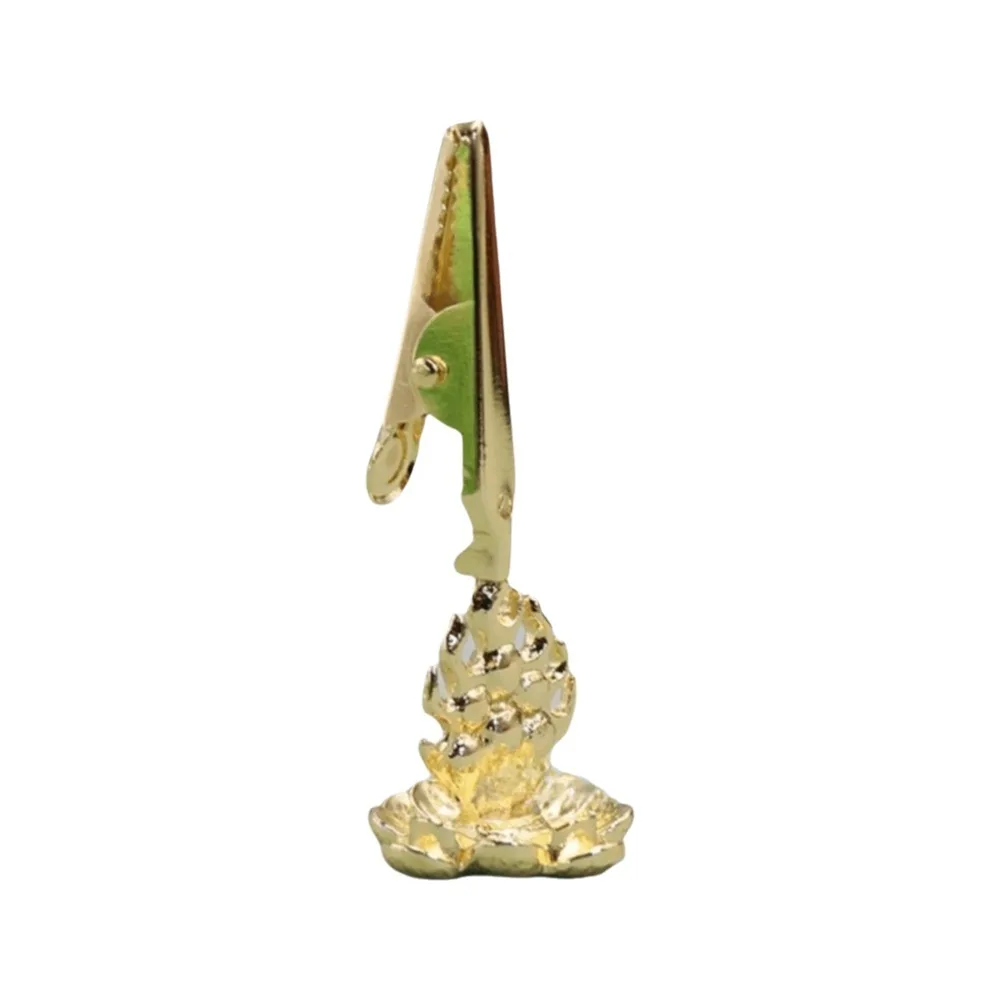 Elegant Mini Lotus Incense Stick Holder Non-slip Vintage Fragrance Clip Exquisite Ash Catcher Aromatherapy Burner Home