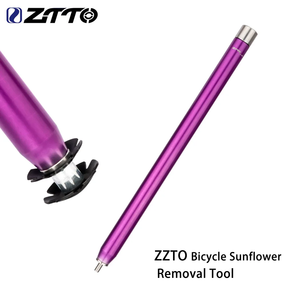 

ZTTO Bicycle Front Fork Mounting Core Removal Professional Tool Headset Star Nut Setting Remover Cycling Repair Sun Flowers Tool