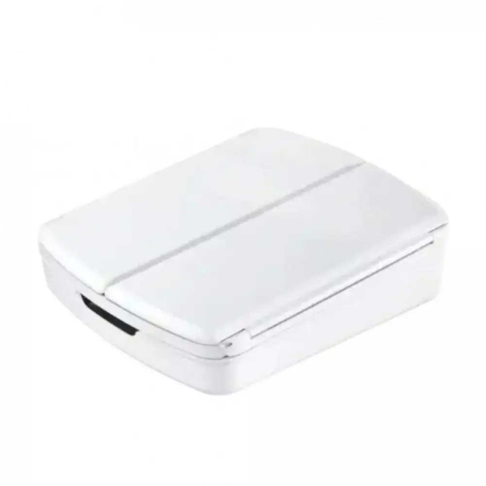 Tri-Fold Foldable Light-up Mirror with Storage Tray - 4 Compartments - 5X Magnifying - Perfect for Travel and Storage