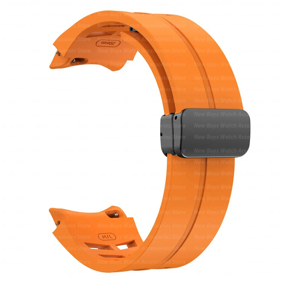 سوار رياضي من السيليكون لسامسونج جالاكسي 6 ، كلاسيكي ، حزام حلقة ممغنط ، 4 5 6 7 ، 44 من ، 40 من ، FE 5 برو ، 45 ، 47 ، 43