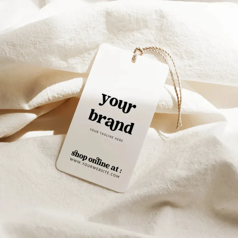 

500 шт. персонализированных бумажных бирок для париков, этикеток для одежды, бирок для одежды под частной торговой маркой, этикеток ручной работы, бумажных бирок для брендов