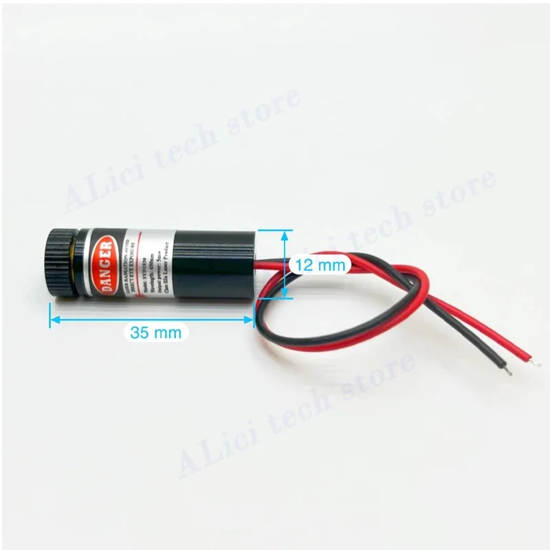 12MM Red Light 650nm 24V 5mW Infrared Adjustable Laser Module Locator Adapter