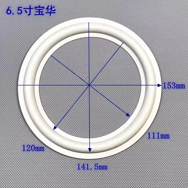 2 PCS Replacement 6" Speaker Rubber Surrounds edge for Bowers and Wilkins B&W Edge Repair