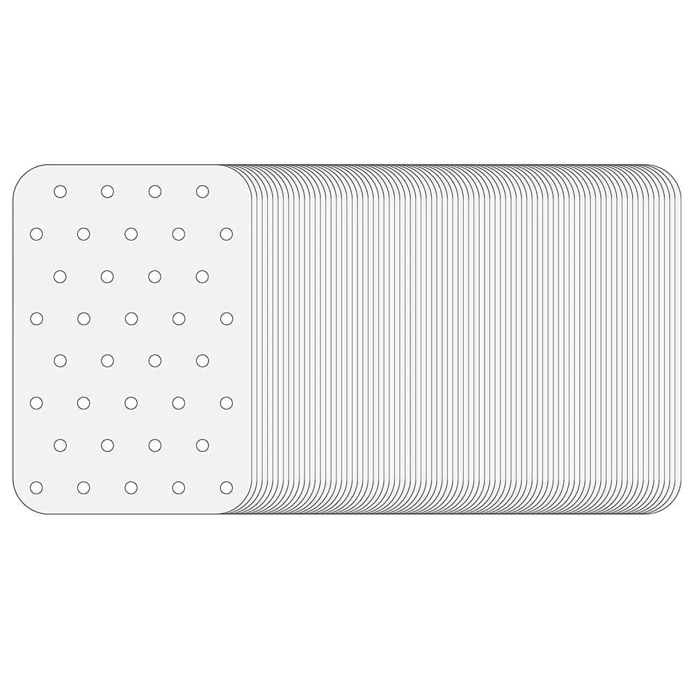 Бумага для фритюрницы A74X, пергаментные бумажные вкладыши для фритюрницы Ninja Foodi, двойная фритюрница DZ201, DZ401, бумажные вкладыши для фритюрницы