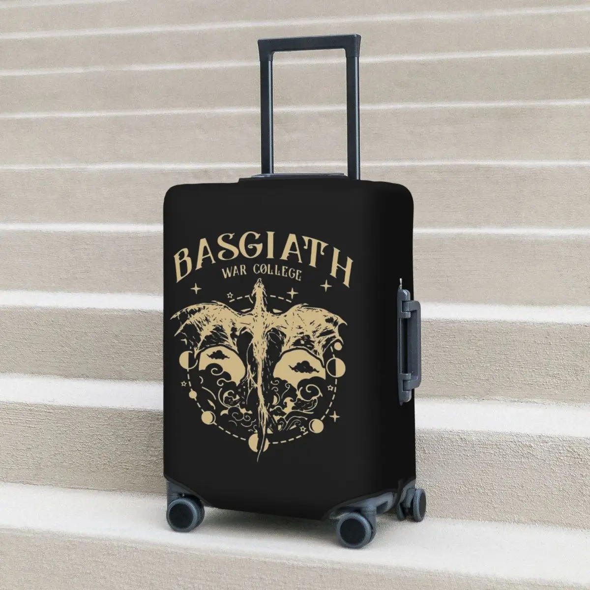 Basgiath War College 20 Vierte Flügel-Kofferhülle, Schutz, elastische Reisegepäck-Schutzhüllen für 45,7–81,3 cm