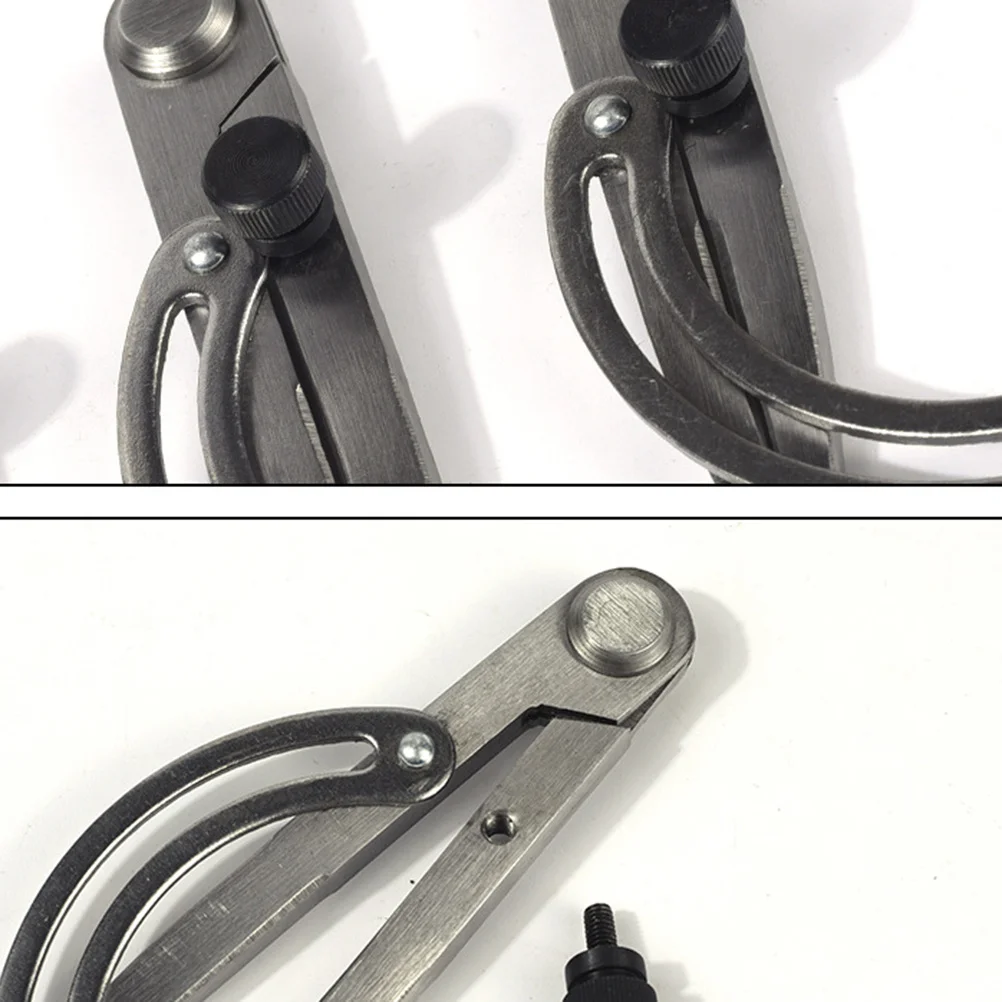 مقسم مقياس الكربون الصلب البوصلة لدائرة الكتابة أداة الرسم الحرفية لتقوم بها بنفسك الجلود قياس الخدش حاكم