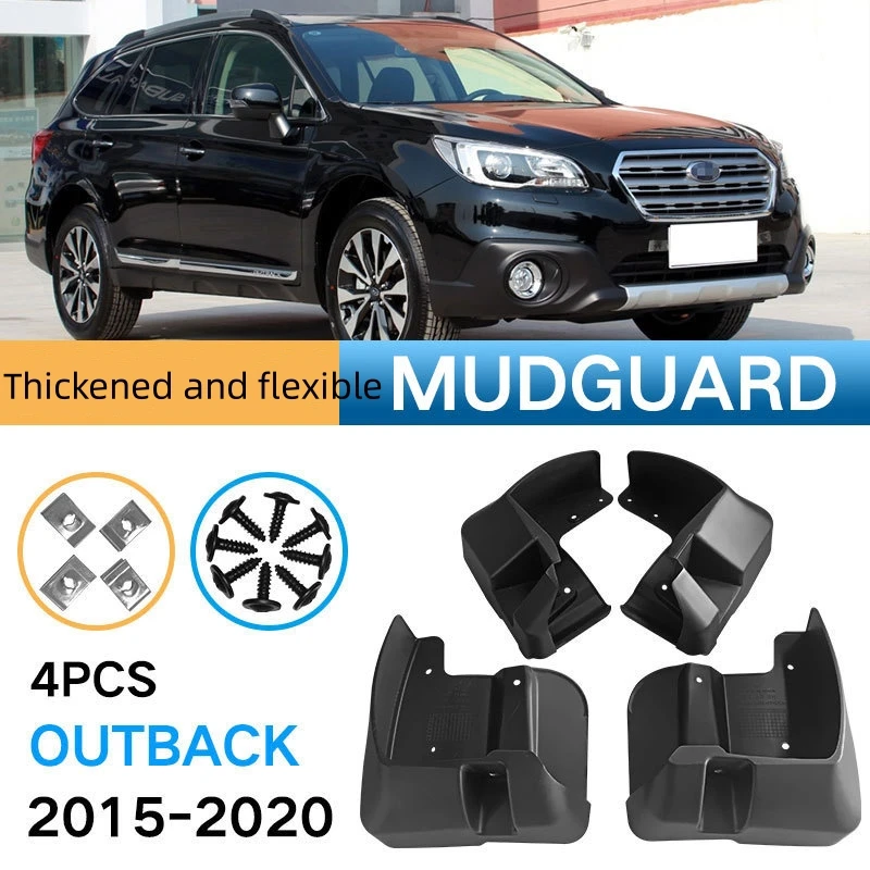 

4pcs Front & Rear Fender for Subaru Outback 2015-2020 2021 Car Mud Flaps Splash Guard Mudguard Mudflaps Auto Car Accessories