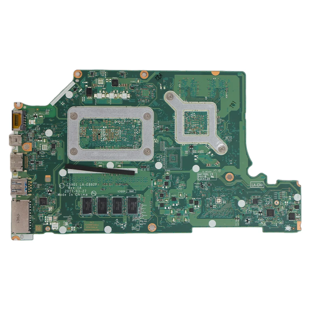 LA-E892P For Acer Aspire A515-51G A315-53 A517-51G Laptop Motherboard with CPU:i3-6th i5 i7 940MX NBGP511003 Notebook Mainboard