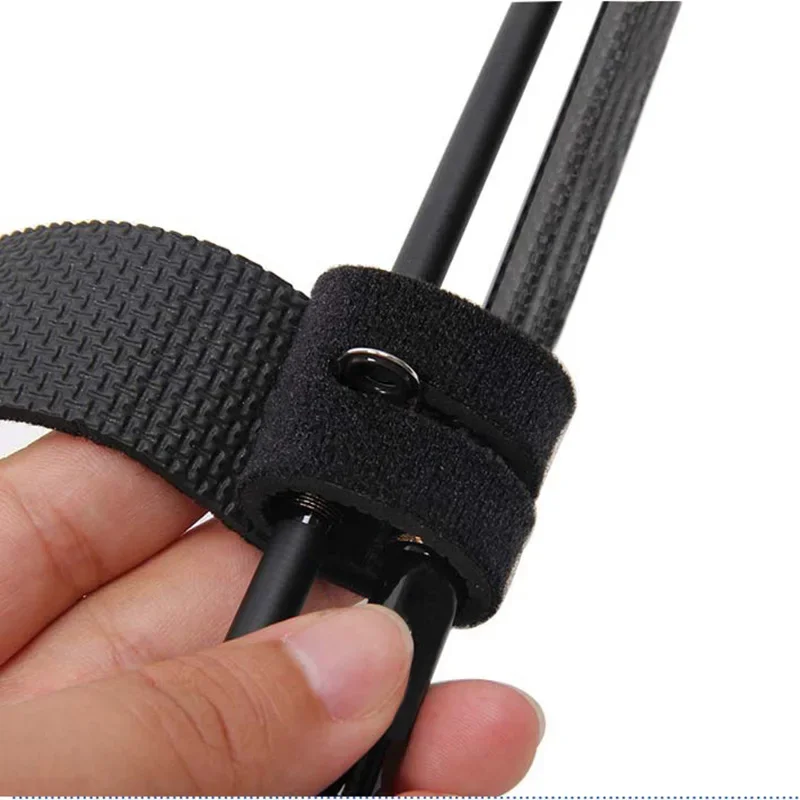 1 adet yeni balıkçılık araçları çubuk kravat askısı kemer mücadele elastik Wrap Band direk tutucu aksesuarları dalış malzemeleri kaymaz firma