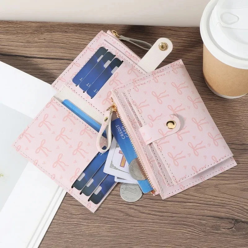 Lightweight Portable Zipper Wallet For Cash Credit Cards ID And Coins Slim Minimalist Card Case For Daily Commute Travel image 4