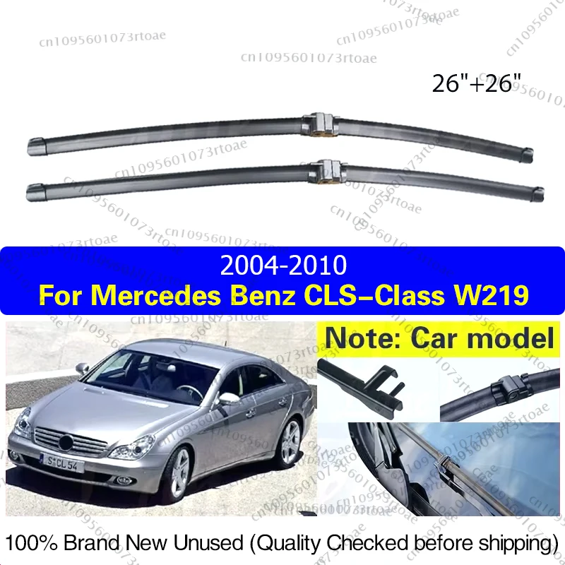 

Car Wiper Blades For Mercedes-Benz CLS-Class W219 2004 - 2010 Windshield Windscreen Front Window Blades 26"+26" Car Accessories