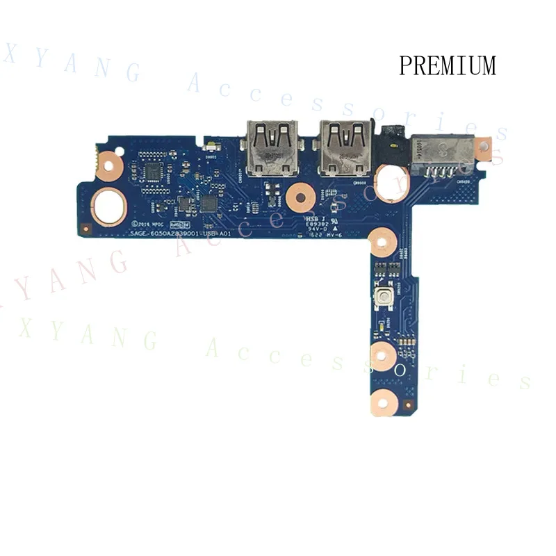 N+ IO USB Small Board PN: 6050A2839001, Compatible with for HP Envy 17-U 17T-U M7-U